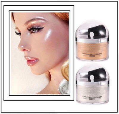GABBU SHIMMERY HIGHLIGHTER COMBO PACK 2 Highlighter(GOLD, SILVER)