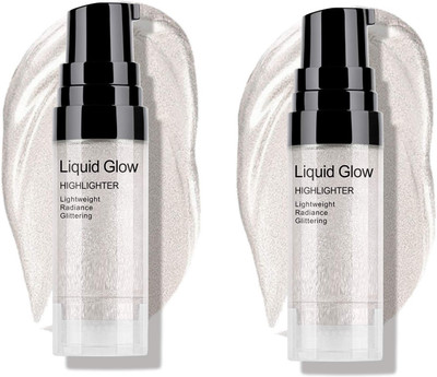 AFARAXIA COMBO Liquid Highlighter White  Highlighter(SILVER)