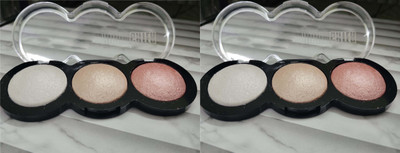 EVERERIN Highlighter Powder Palette Highly Pigmented & Long Lasting  Highlighter(multicolor)