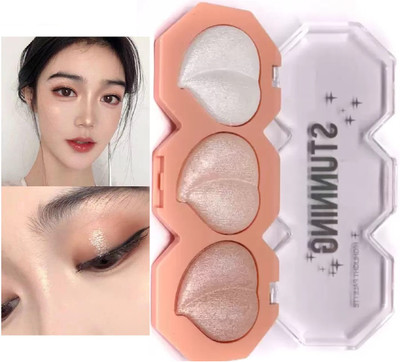 DARVING HIGH PIGMENTED HIGHLIGHTER PALETTE SHINY FINISH Highlighter(MULTI COLOR)