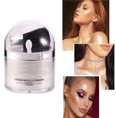 THTC Face Brightener Shimmer Powder  Highlighter(SILVER)