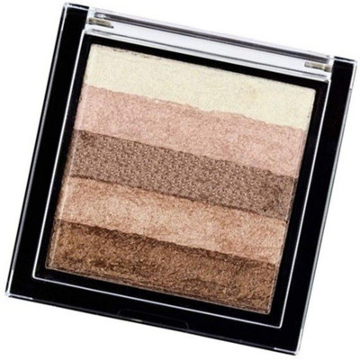 Glamezone Beautiful Shimmery Brick Highlighter Powder Highlighter(Multicolor)