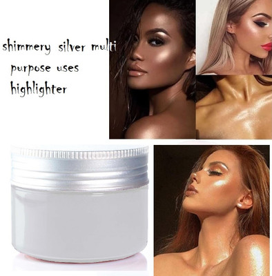 MYEONG Face & Body Glow Powder Highlighter(Silver)