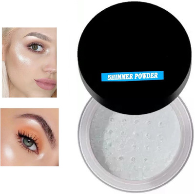 Amaryllis Diamond Silver Loose Highlighter Dust Pigment Highlighter(Shine Silver)