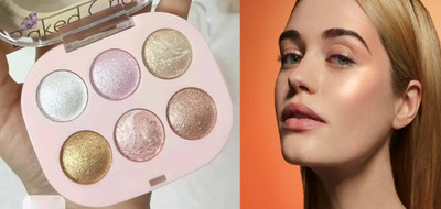 EVERERIN Baked Highlighter Palette Buildable - long-lasting shimmer  Highlighter(multicolor)