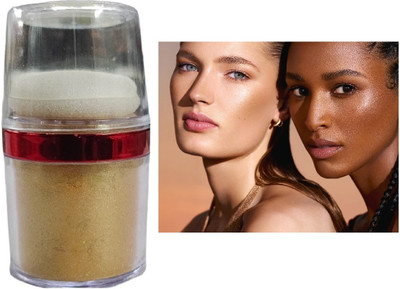 BLUEMERMAID WATERPROOF GOLD HIGHLIGHTER FOR SHINY LUMINOUS LOOK Highlighter(GOLD)
