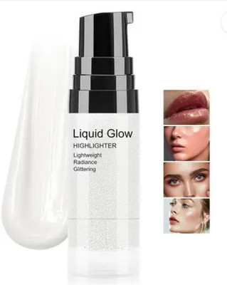 AFARAXIA Silver Illuminator Silver Highlighter Ultra Smooth Shine Waterproof  Highlighter(Silver)