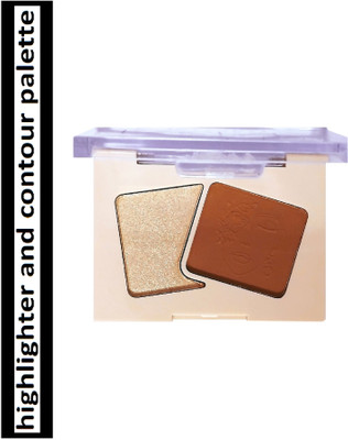 nn beautiful shade perfect highlighter with contour palette pack of 1 Highlighter(MULTI COLOR)