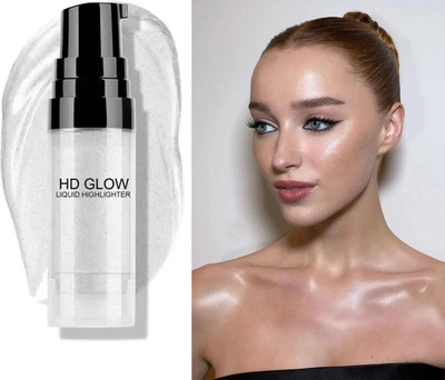 Jiwoo Liquid Illuminator Silver Highlighter Ultra Smooth Shine Waterproof Highlighter(silver)