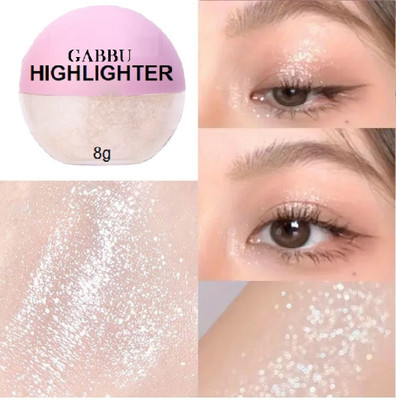 GABBU Highlight Shimmering Powder,Waterproof Highlighter(OFF WHITE)