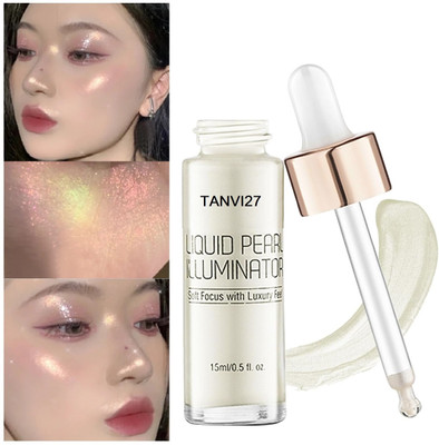 tanvi27 illuminating Pearl Color Shift Silver Gold Highlighter For Face makeup Highlighter(Silver Gold)