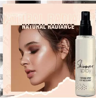 Arcanuy Illuminated Smooth Highlighter Shimmer Glow Body Bronzer Silver Spray Highlighter(SILVER)