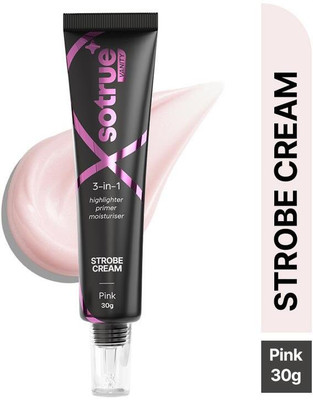 Sotrue Strobe Cream - 30gm | Instant Illumination | Primer + Moisturizer + Highlighter(Pink)