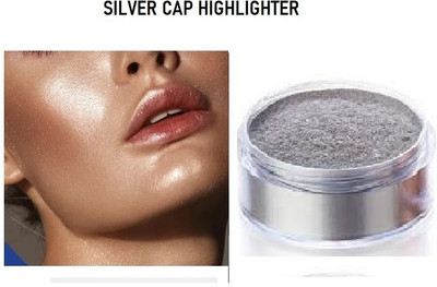 REIMICHI Shimmery shiny powdery face & body highlighter powder  Highlighter(silver)