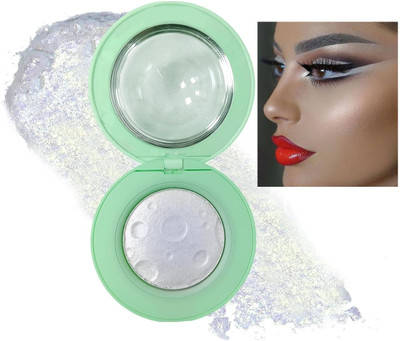 luzimaisa Moon Glow Baked Highlighter – Silky & Radiant Highlighter(Silver)