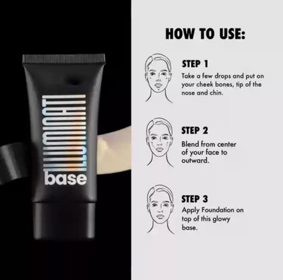 GFSU - GO FOR SOMETHING UNIQUE Illuminators gold Shimmer Liquid Highlighter For Cheek & Eyes Highlighter(gold)