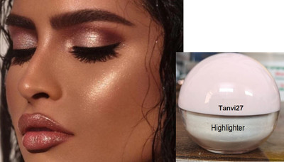 tanvi27 Pigmented Multi Purpose Highlighter Luminous Finish Smoky Colurshift Powder Highlighter(Colurshift)