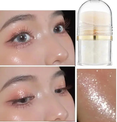 GFSU - GO FOR SOMETHING UNIQUE Powder For Eyeshadow And Face Makeup Highlighter(Silver)