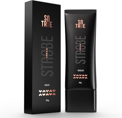 Sotrue Strobe Cream - 30gm | Instant Illumination | Primer + Moisturizer + Highlighter(Gold)