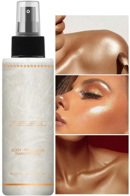 DARVING Best HD Glow Face, Body and Hair Illuminator Ultra Shine Waterproof  Highlighter(SILVER)