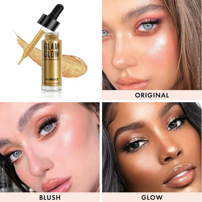 Yuency Illuminating Glow Liquid Highlighter For Face  Highlighter(gold)