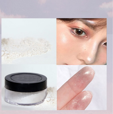 FELICECHIARA Natural Glow Ultra Pigment Easyblend Texture Longwear Illuminating  Highlighter(Silver)