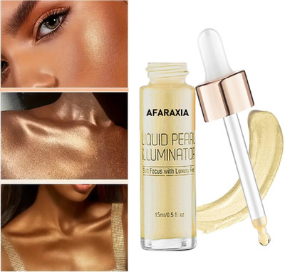 AFARAXIA Illuminating Liquid Highlighter With Dewy Finish1 Highlighter(GOLD)