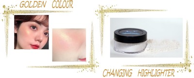 BLUEMERMAID Colour Changing Diamond Loose Highlighter Dust Highlighter(GOLDEN)