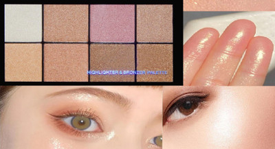 Latixmat Dust Shimmery Shiny Face Makeup Highlighter Shiny  Highlighter(MULTI COLOR)