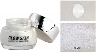 YAWI Body Highlighter, Liquid Highlighter Makeup Body Glow Illuminator Waterproof Highlighter(SILVER)