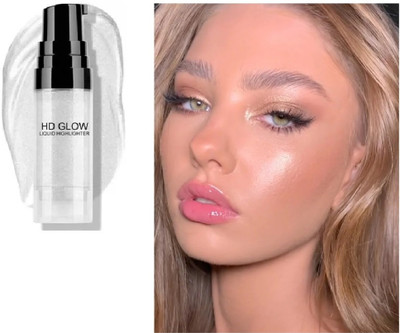 nn silver highlighter for women for shiny face pack of 1 Highlighter(silver)