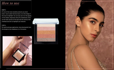 KAIASHA PROFESSIONAL FACE MAKE UP SHIMMMER BRICK HIGHLIGHTER Highlighter(MULTI)