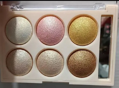 Jiwoo BEST HIGHLIGHTER PALETTE BEST FOR FACE MAKEUP Highlighter(MULTICOLOR)