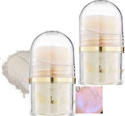 REIMICHI Face Shimmer Highlighter Powder Highlighter(WHITE)