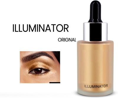 Herrlich SHINE HIGHLIGHTER BOTTEL OF GLASS CARE FOR FACE Highlighter(GOLD)