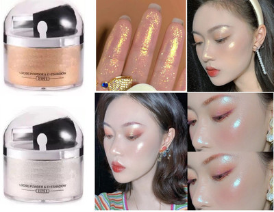 WOONGMI lluminator Ultra Smooth Shine Waterproof Face  Highlighter(Golden, Silver)