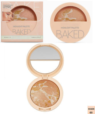 nuvya Glow Touch Highlighter for Nose and Cheekbones S3 Highlighter(Golden)