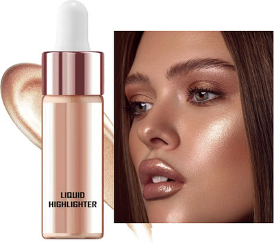 EVERERIN Liquid Illuminator Ultra Smooth Shine Waterproof Face And Body  Highlighter(rose gold)