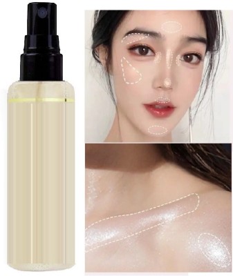 Latixmat Body Luminizer, Waterproof Moisturizing and Glow For Face & Body  Highlighter(White)