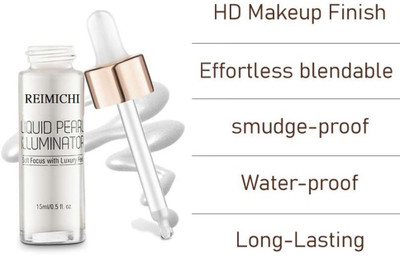 REIMICHI Liquid Pearl Illuminator Face  Highlighter(silver)