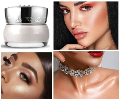 Latixmat Waterproof Illuminator And Highlighter Makeup Base For All Skin Types Highlighter(Silver)