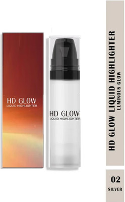 nn Liquid Illuminator Silver Highlighter Ultra Smooth Shine Waterproof  Highlighter(silver)