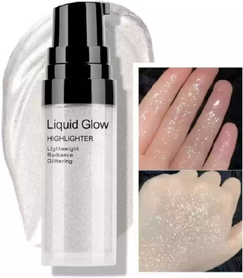 GABBU Highlighter Duo lightweight & Long Lasting Highly-Pigmented  Highlighter(Silver)