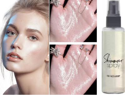THTC Moisturizing Luminizer Glow Illuminator Liquid spray Highlighter(silver)