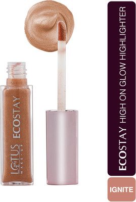 LOTUS MAKE - UP Ecostay High On Glow Highlighter EH 03-Ignite|Illuminating Liquid  Highlighter(Ignite)