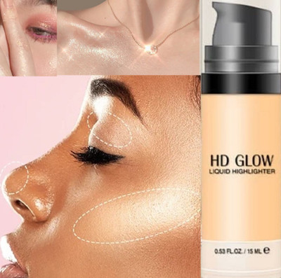Latixmat Liquid GOLDEN highlighter face waterproof 3D glow Highlighter(GOLDEN)