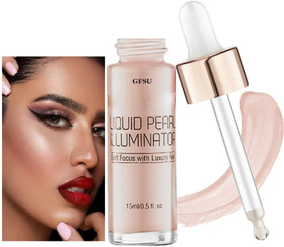 GFSU - GO FOR SOMETHING UNIQUE Best Professional Illuminator Liquid Highlighter(Rose Gold)