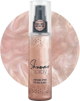 luzimaisa Korean Shimmer Finish Spray For Face And Body Highlighter(Rose Gold)