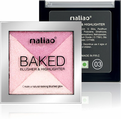 maliao Baked Blusher & Highlighter - Radiant Glow for Effortless Beauty Highlighter(2)