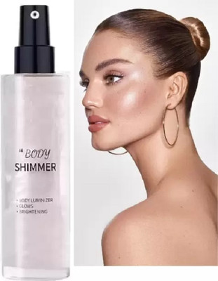 EVERERIN Liquid Setting Spray For Makeup Long Lasting & simmery Highlighter(Silver)